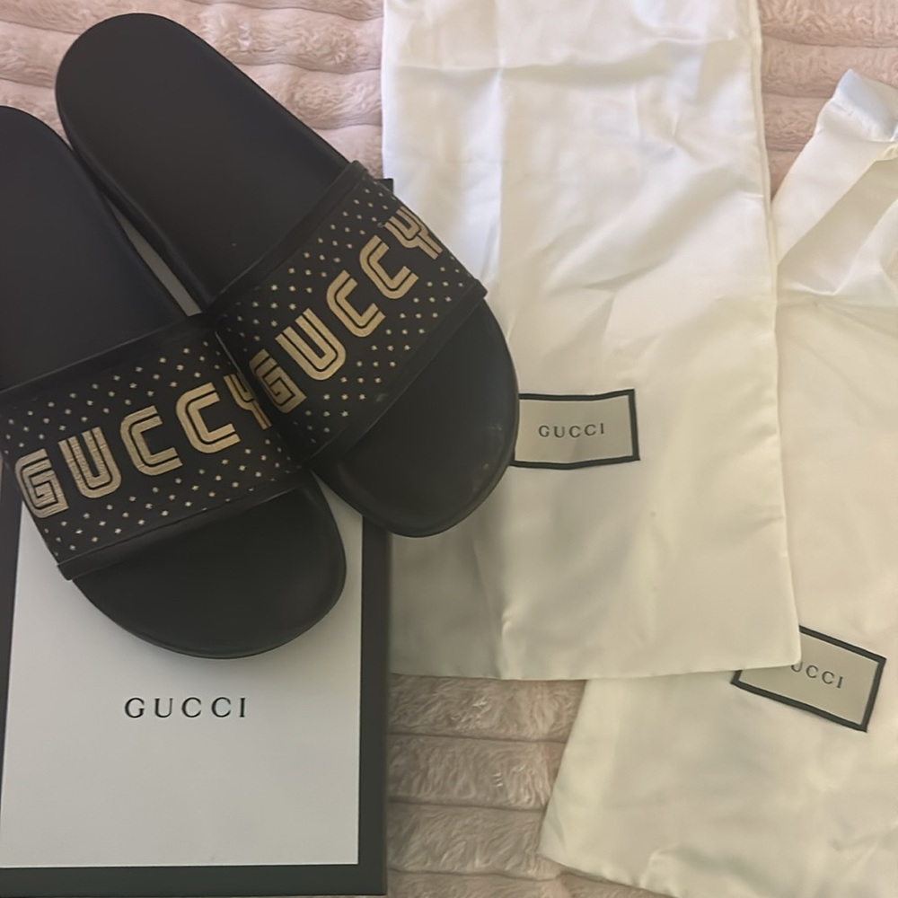 Authentic GUCCI “GUCCY” Slides 41